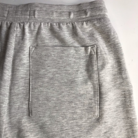 LOU & GREY SP Grey Sweatshirt Shorts S PETITE Adjustable Tie Elastic Waist NWT - Picture 2 of 13